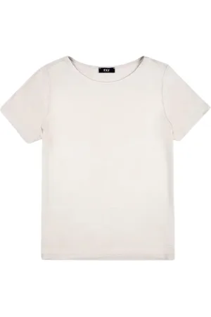 FAY T-shirt donna - t-shirt in jersey - bianco