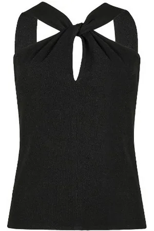 D.EXTERIOR Canotte e top donna d.exterior - lux top nodo - nero