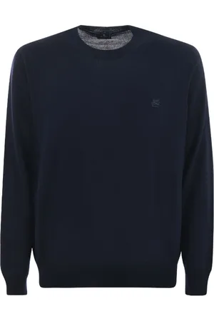 Etro Maglioni uomo - mw knitted c-neck - blu