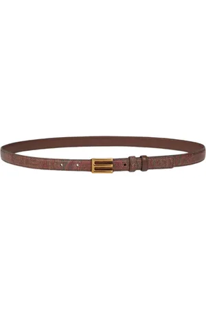 Etro Cinture donna - belt reversible logo arnica and leather - multicolore