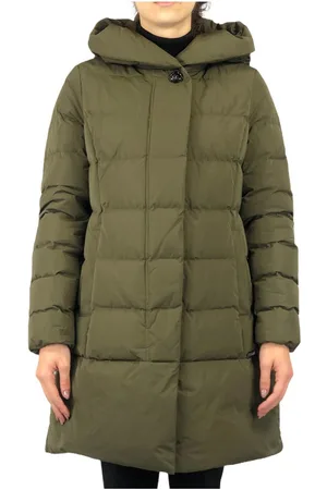 Woolrich Giubbini donna - puffy prescott parka - verde