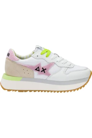 sun68 Sneaker donna - big stargirl spongee logo - bianco