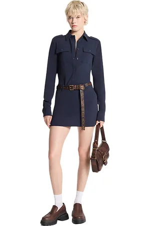 Michael Kors Camicie donna - fitted army shirt - blu