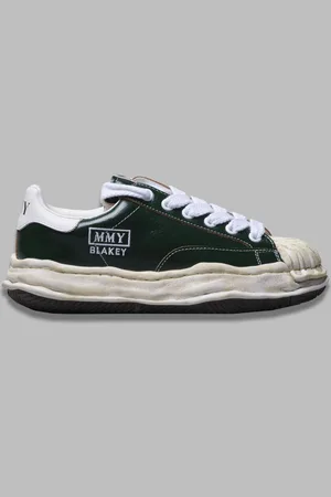 Maison Mihara Yasuhiro Blakey original sole wrinkled leather low-top sneaker