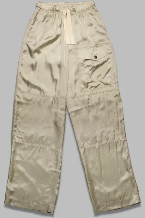 DRIES VAN NOTEN Viscose drawstring pants