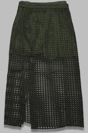 Essentiel Antwerp Handkerchief sequin mesh skirt