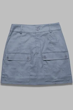 Gestuz Gz liane linen mw skirt - rock ridge