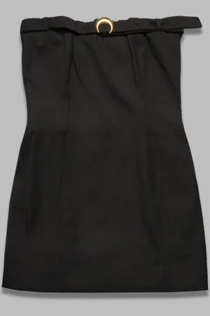 Marine Serre Virgin wool twill mini dress - made in italy