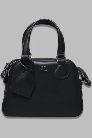 Courrèges Ac stud mini bowling bag