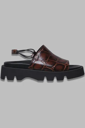 Miista Noreen brown coco sandals