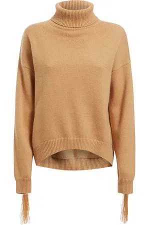 Guess Leonie Roll Neck Ls Sweater G197 Khaki Tan W2BR32 Z2WX0