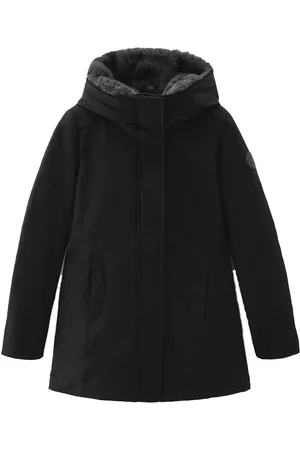 Woolrich Ut0001 Boulder Faux Fur Parka Blk WWOU0724FR