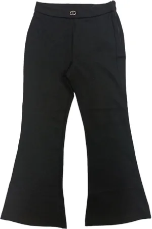 Twin-Set Pantalone Nero 0006 A Zampa 232GJ2184