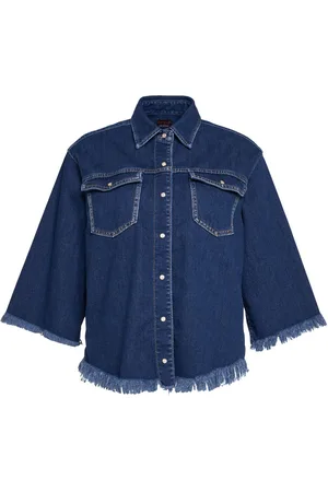 Cycle Jessy Western Shirt 83 Blu Profondo CL31207