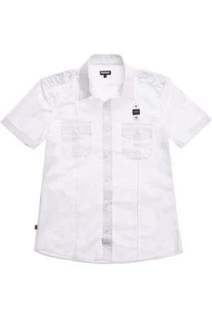 Blauer Camicia 004612 Colore 100 Bianco BLUS02248