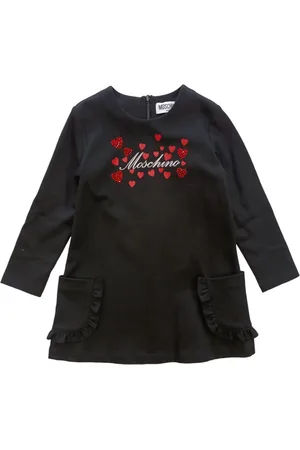 Moschino Abito Nero Cuori Rossi 60100 MDV0AM LJA00