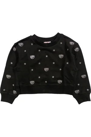 Chiara Ferragni Felpa Nera 0050 Logomania 59A606 1005