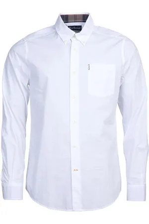 Barbour Wh11 Camicia M/l Bianca MSH4716