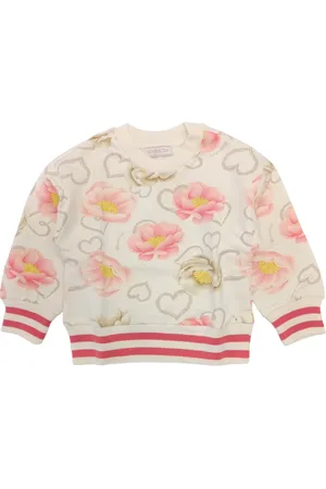 MONNALISA Felpa Panna Fiori 0002 St. Anemoni 19B601 2018