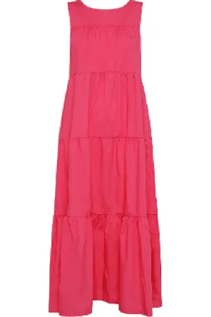 sun68 Long Dress No Slv 72 Ciclamino S32205