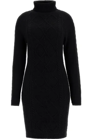 Guess Elisabeth Dress Sweater Jblk Jet A996 W2BK35 Z2WJ0