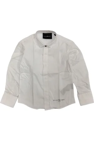 John Richmond Camicia Bianca Shirt Izuku RBA23032CAHB