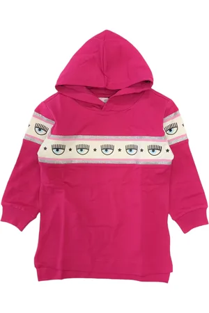 Chiara Ferragni Abito Felpa 098f Fuxia C/cappuccio Maxilogomania 59B900 2010