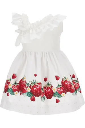 MONNALISA Abito Monospalla 9944 Fragole E Rose 11C920 3635