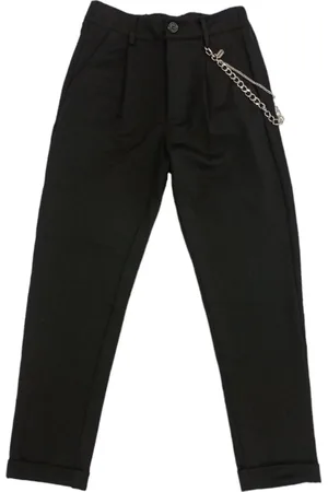 John Richmond Pantalone Nero C/catena RBP24157PAHB