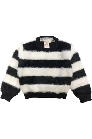 Twin-Set Maglione Bianco/nero A Righe 2866 232GJ3680