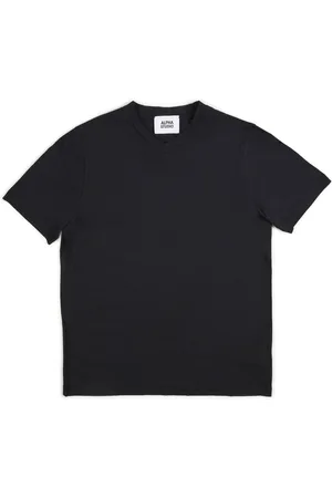 ALPHA STUDIO T-shirt Scollo A V M/m Ice Cotton AU-5336A 1200 NERO