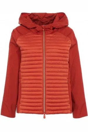 save the duck Irme14 Carolynn Coat Capp. 70017 Magma Red D44170W