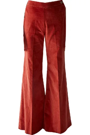 SHAFT Pantalone Velvet Milly Bordeaux BI1D30T1000