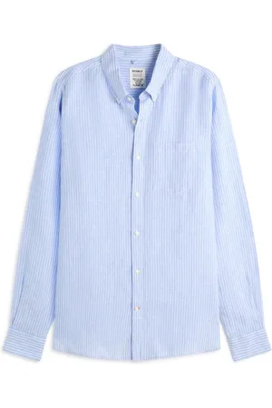 ECOALF Camicia A Righe Celeste ADANALF