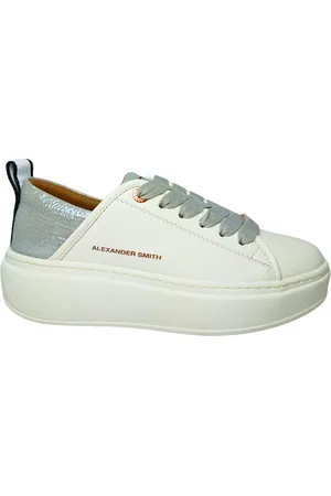 Alexander Smith Scarpe Donna Sneakers Eco-Wembley High Woman, Silver