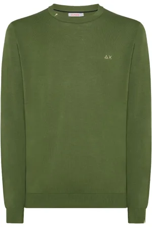 sun68 Maglione Solid Verdone K34101