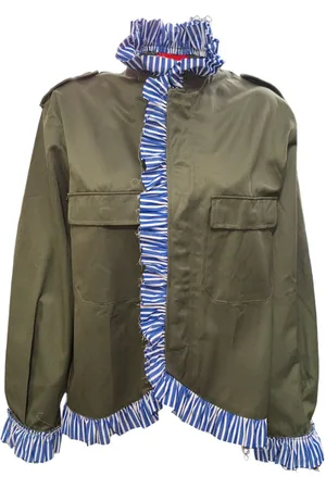 ..,MERCI Giacca Verde Militare ANNIE