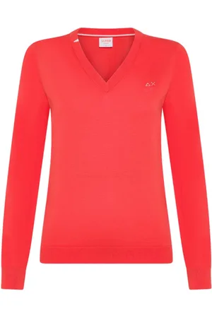 sun68 Maglia V Lampone K34202