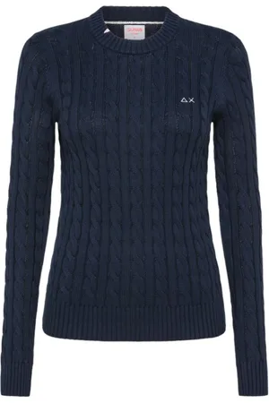 sun68 Maglia V Navy Blue K34202