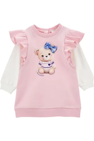 MONNALISA Abito 9001 Rosa C/orso 39D905 4017