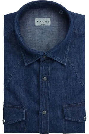 Xacus 452ml Camicia M/l 001 Jeans 31454