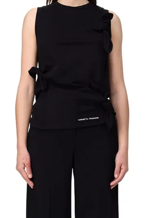 Elisabetta Franchi Canotte e top donna - canottiera - nero