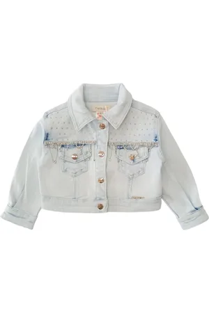 Twin-Set Giubbino 06807 Denim Bleach 231GJ210A