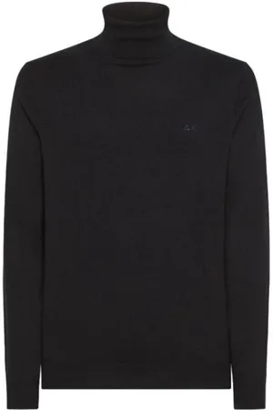 sun68 Maglione Turtle Nero K43111