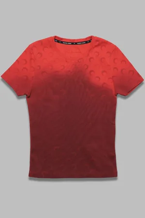 Marine Serre Moon faded jersey baby fit t-shirt