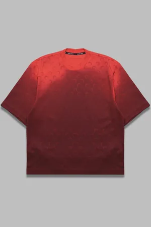 Marine Serre Moon faded jersey loose fit t-shirt - 100% cotton made in portugal