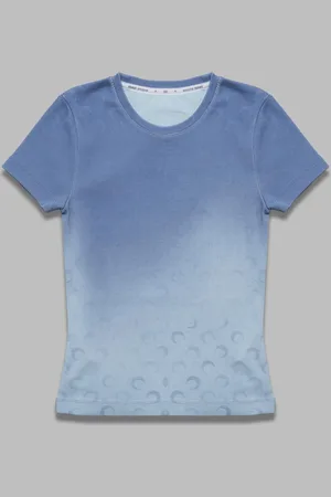 Marine Serre Moon faded jersey baby fit t-shirt