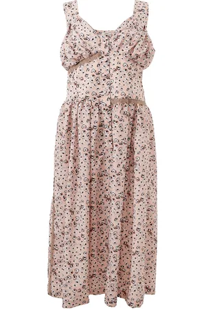LARDINI Abito con Spalline stampa Fiore allover