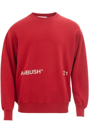 AMBUSH Felpa Rossa con logo