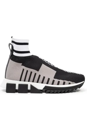 Dolce & Gabbana Sneakers Sorrento alte in maglia elastica